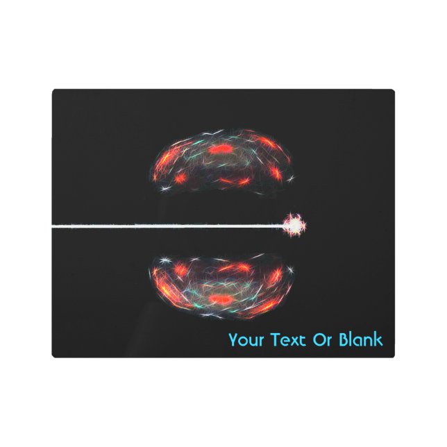 Impresión En Metal Dividiendo El Átomo (Anverso)