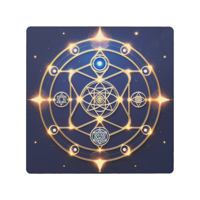 Impresión En Metal Divine Radiance – 5: Illuminated Universal Energy (Anverso)