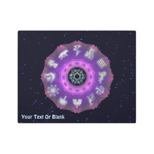 Impresión En Metal Doce tribus fractales