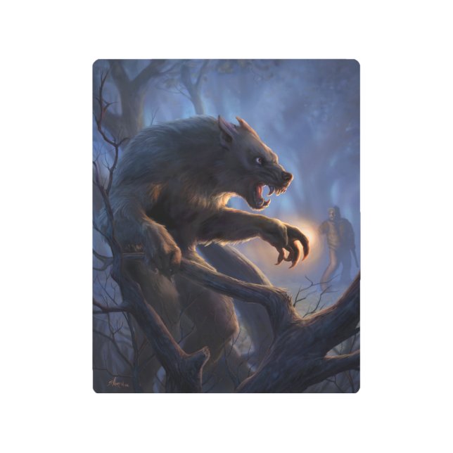 Impresión En Metal Dogman de Michigan (Anverso)