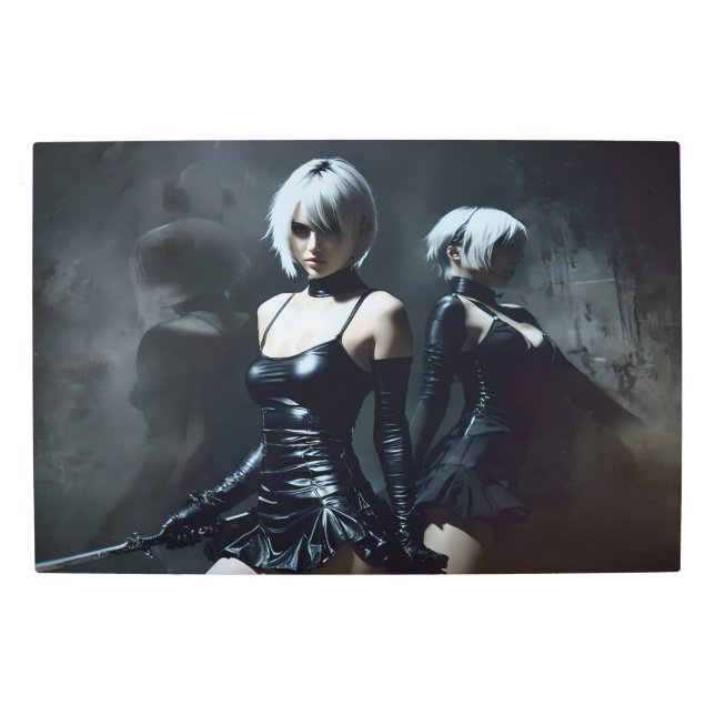 Impresión En Metal Doing girly stuff 18 (Anverso)