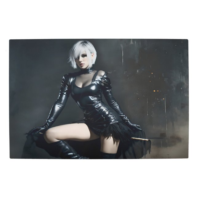 Impresión En Metal Doing girly stuff 21 (Anverso)