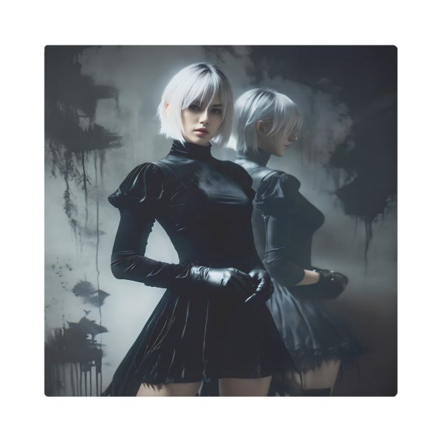 Impresión En Metal Doing girly stuff 24 (Anverso)