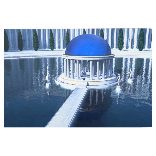 Impresión En Metal Domo de la Seeress Azul (Remaster 2020) (Anverso)