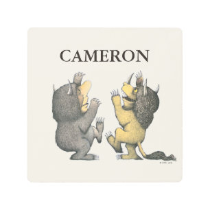 Impresión En Metal Donde están las cosas salvajes   Añadir su nombre