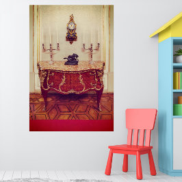 Impresión En Metal Dormitorio del Rey Luis. Palacio Nacional Ajuda, L