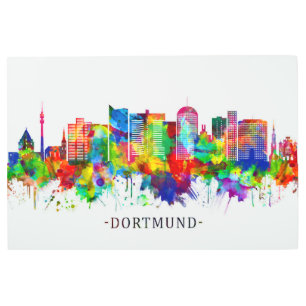 Impresión En Metal Dortmund Germany Skyline