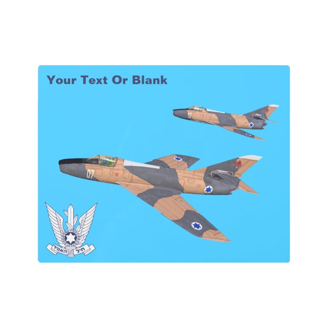 Impresión En Metal Dos Super Mystères israelíes (Anverso)