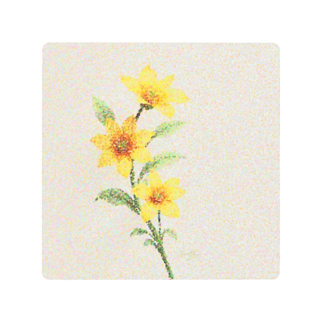 Impresión En Metal Dotwork (Anverso)