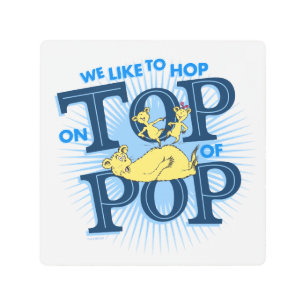 Impresión En Metal Dr. Seuss Nos Gusta Salir Por Encima Del Pop