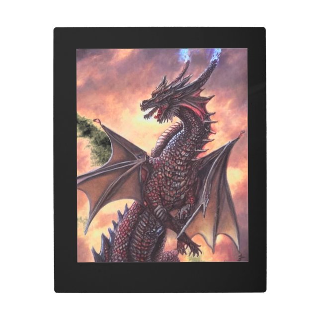 Impresión En Metal Dragón (Anverso)