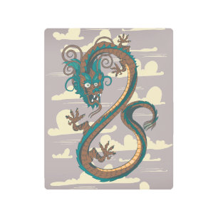 Impresión En Metal Dragón chino