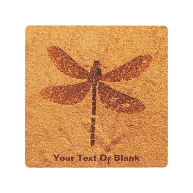 Impresión En Metal Dragón fósil (Anverso)