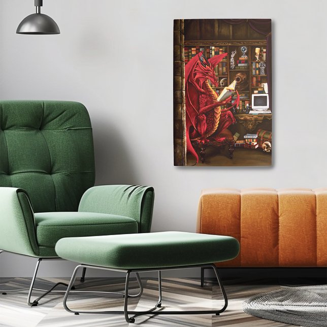 Impresión En Metal Dragon Podcast Library (Subido por el creador)