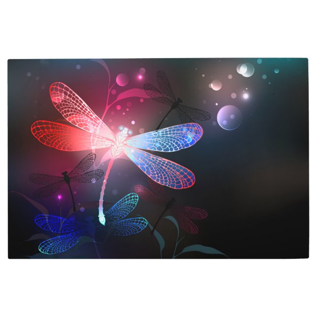 Impresión En Metal Dragón rojo (Anverso)