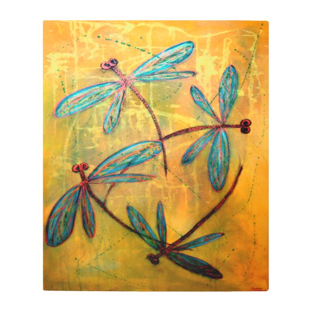 Impresión En Metal Dragonfly Haze (Anverso)