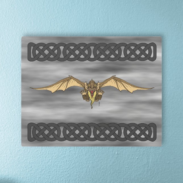 Impresión En Metal Dragonismo de Ravaging (Ravaging Dragoness Metal Print on Wall)