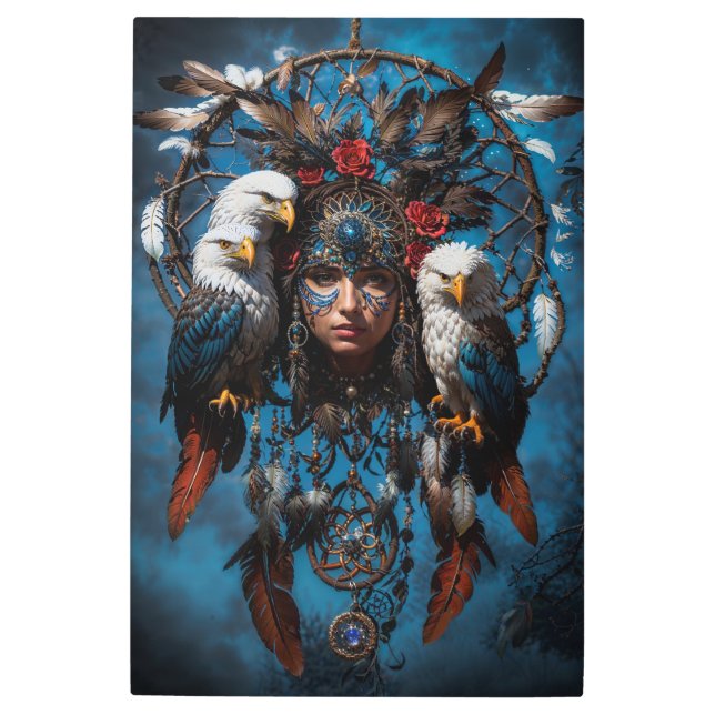 Impresión En Metal Dream Catcher (Anverso)