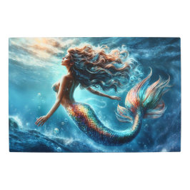 Impresión En Metal Dreamy océano sirena chica criatura fantasía