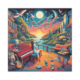 Impresión En Metal Dreamy Riverfront Harmony