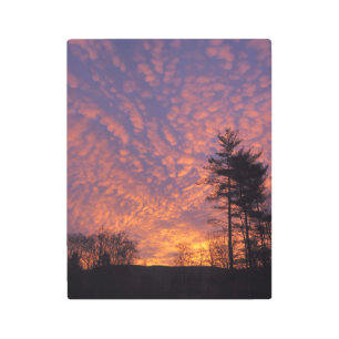 Impresión En Metal Dreamy Sunrise Clouds Photo