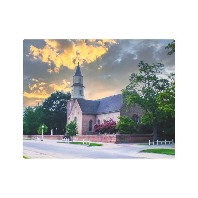 Impresión En Metal DSC02400-2-Iglesia de los Parroquios de Bruton al  (Anverso)