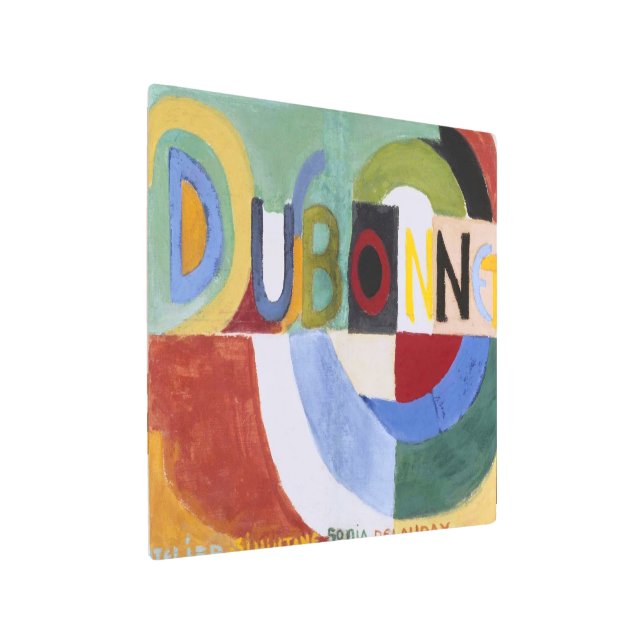 Impresión En Metal Dubonnet | Sonia Delaunay | (Angulado)