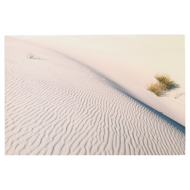 Impresión En Metal Duna de arena blanca (Anverso)