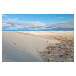 Impresión En Metal Dunas de arena blanca