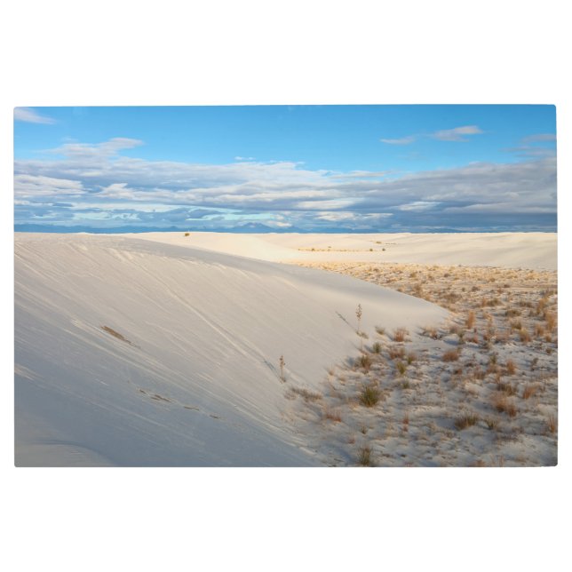 Impresión En Metal Dunas de arena blanca (Anverso)