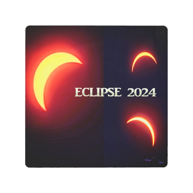 Impresión En Metal Eclipse 2024 (Anverso)