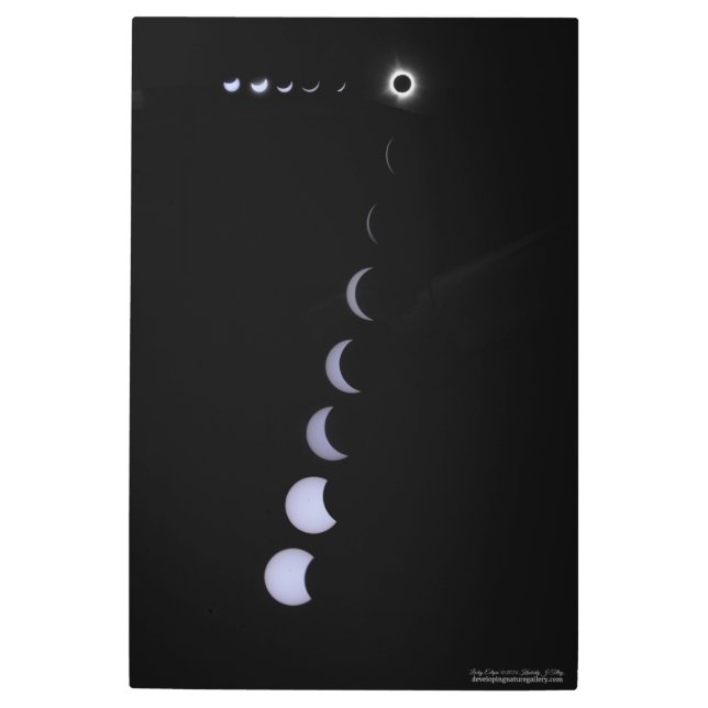 Impresión En Metal Eclipse afortunado (Anverso)