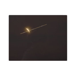 Impresión En Metal Eclipse de luna con chorro 2583