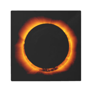 Impresión En Metal Eclipse solar casi total
