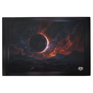 Impresión En Metal Eclipse solar Obra maestra cósmica Xzendor7