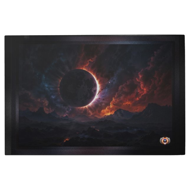 Impresión En Metal Eclipse solar Obra maestra cósmica Xzendor7 (Anverso)