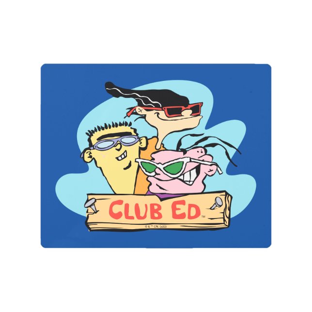 Impresión En Metal Ed, Edd, n Eddy - Club Ed (Anverso)