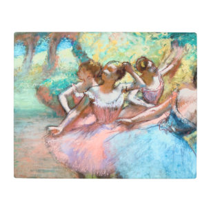 Impresión En Metal Edgar Degas - Cuatro Ballerinas en escena
