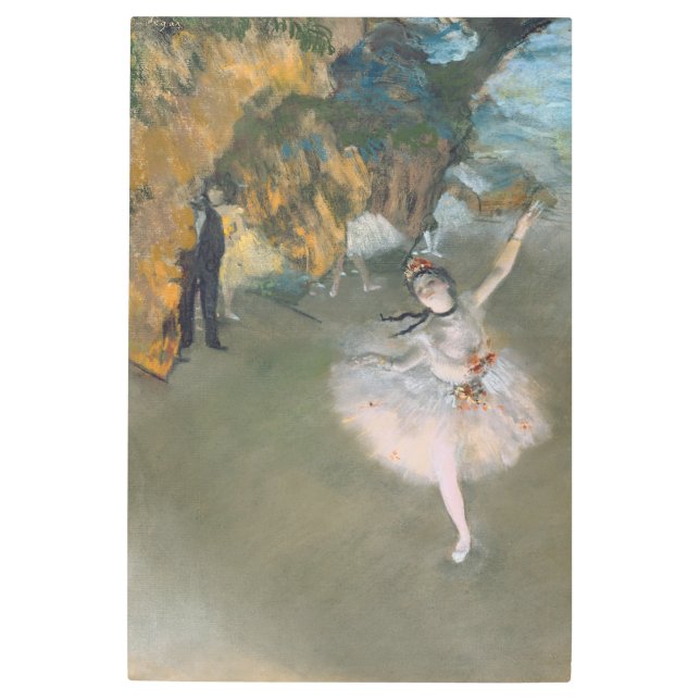 Impresión En Metal Edgar Degas | Estrella o bailarina en el escenario (Anverso)