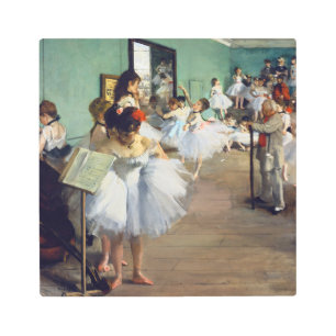 Impresión En Metal Edgar Degas - La clase de danza