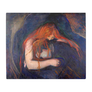 Impresión En Metal Edvard Munch - Vampiro / Amor y dolor