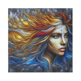 Impresión En Metal El abrazo de la naturaleza - Era IA