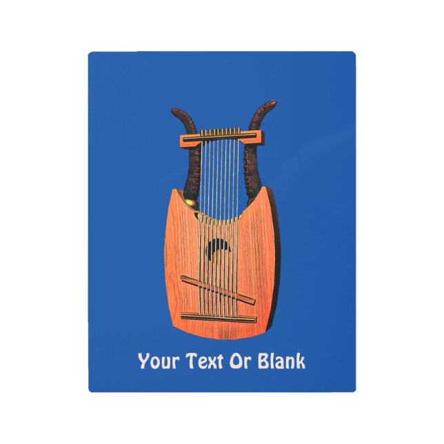 Impresión En Metal El arpa de King David (Anverso)