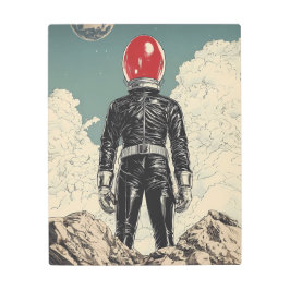 Impresión En Metal El asesino cósmico: Una visión retro de ciencia fi