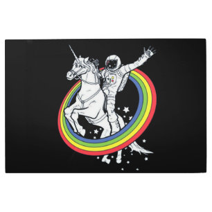 Impresión En Metal El astronauta monicornio