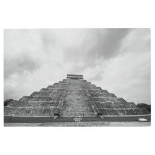 Impresión En Metal El Castillo, Chichén Itzá