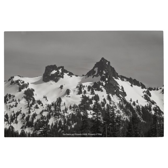 Impresión En Metal El castillo y el pináculo (Anverso)