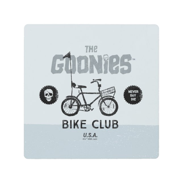 Impresión En Metal El Club de Bicicletas Goonies (Anverso)