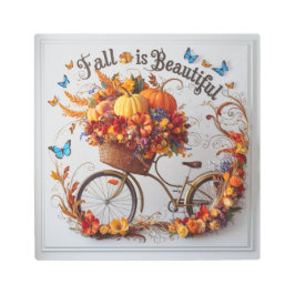 Impresión En Metal El Día de Acción de Gracias de la bicicleta de oto