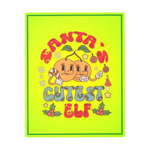 Impresión En Metal El elfo más lindo de Santa